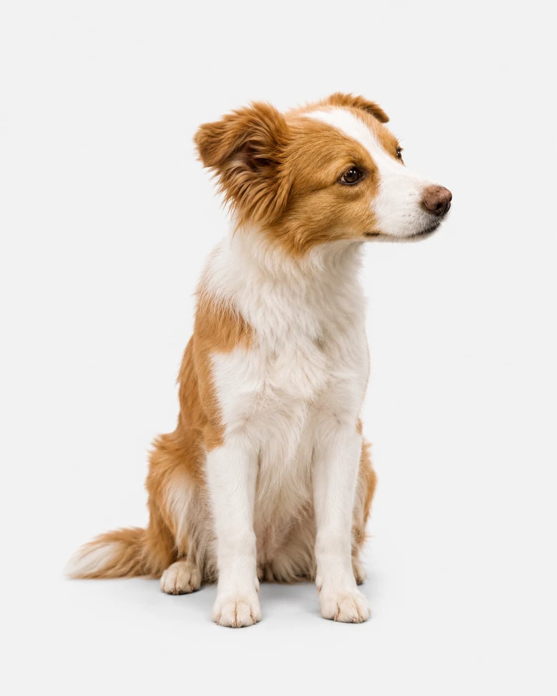 A dog sitting patiently, waiting for their daily chew